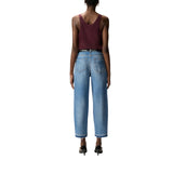 Top donna a canotta in seta sand wash