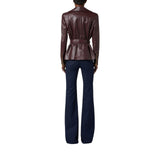 Giacca donna biker in pelle