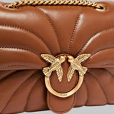 Mini borsa Love Bag Puff Butterfly a tracolla in nappa