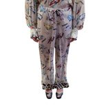 Pantaloni donna stampa macchinine