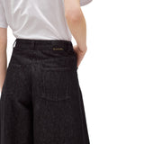 Jeans donna ampi in black denim