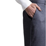 Pantaloni di flanella a gamba dritta