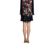 Minigonna donna in tartan