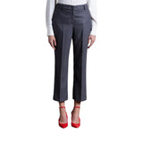 Pantaloni di flanella a gamba dritta
