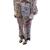 Pantaloni donna stampa macchinine