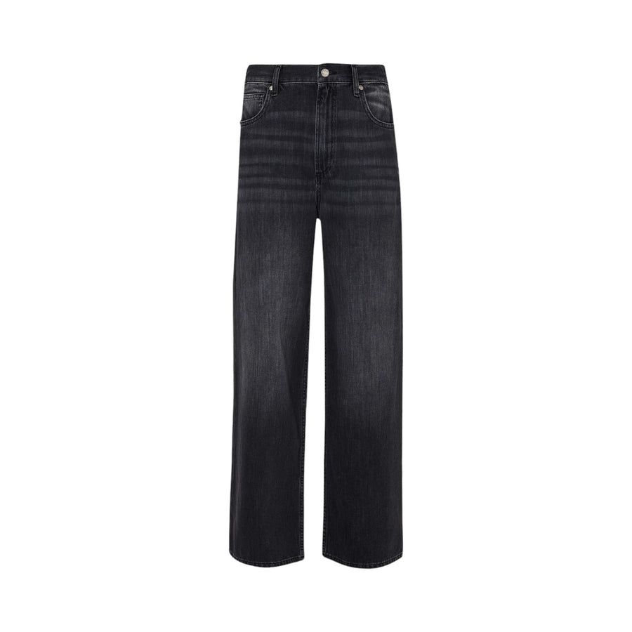 Jeans donna flare in cotone