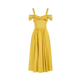 Abito donna in cotone stretch con catena gioiello