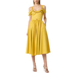 Abito donna in cotone stretch con catena gioiello