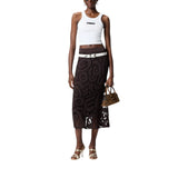 Canotta donna cropped con logo PINKO