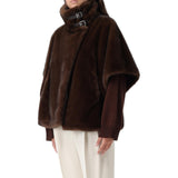 Cappa donna effetto pelliccia