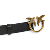 Cintura donna Love Birds in pelle 3cm