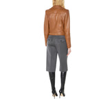Giacca donna biker in pelle