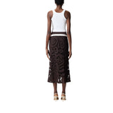 Canotta donna cropped con logo PINKO