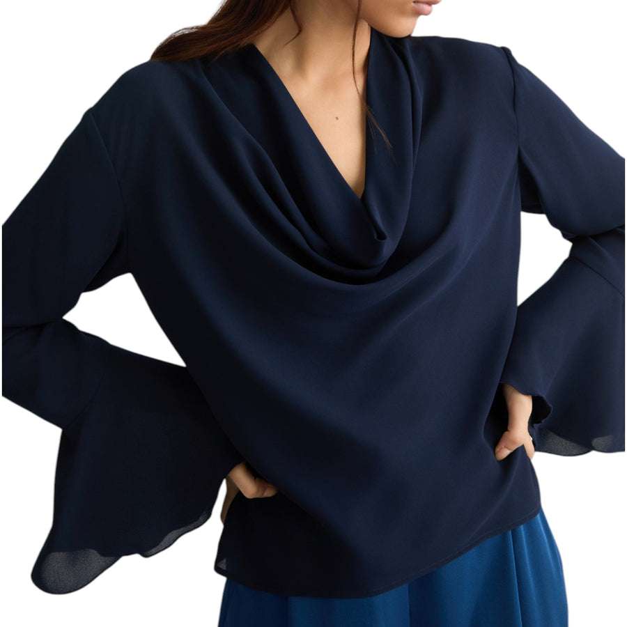 Blusa donna in georgette