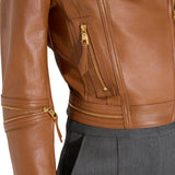 Giacca donna biker in pelle
