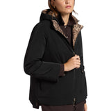 Piumino donna reversibile animalier