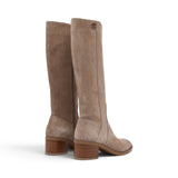 Stivali donna alti in suede