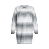 Abito donna in maglia con paillettes