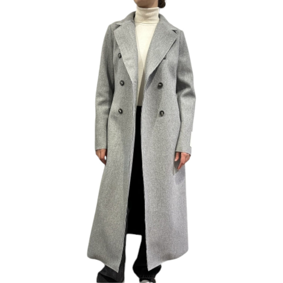 Cappotto donna lungo doppiopetto