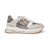 Sneakers donna platform animalier