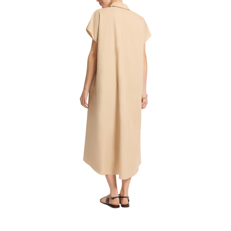 Abito donna midi in popeline