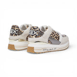 Sneakers donna platform animalier