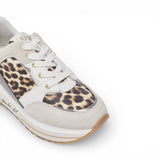 Sneakers donna platform animalier