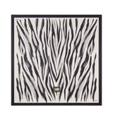 Foulard donna grande con stampa zebrata