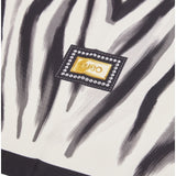 Foulard donna grande con stampa zebrata