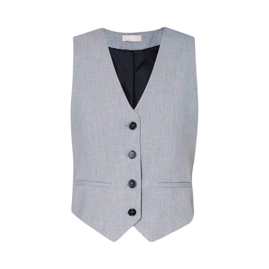 Gilet donna in twill