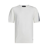 T-shirt uomo in maglia jacquard