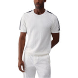T-shirt uomo in maglia jacquard