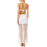 Gonna  lunga donna in macrame'