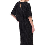 Blusa donna con frange