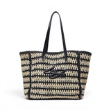 Tote bag donna media in paglia