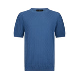 T-shirt uomo in maglia jacquard