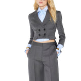 Giacca donna in fresco lana