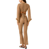Pantalone donna natural mesh