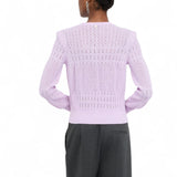 Cardigan donna in lana e alpaca