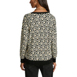 Maglia donna dalla stampa geometrica