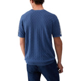 T-shirt uomo in maglia jacquard