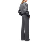 Pantaloni donna in felpa full strass