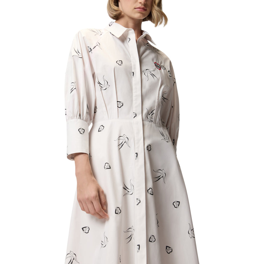 Abito donna chemisier stampa tattoo