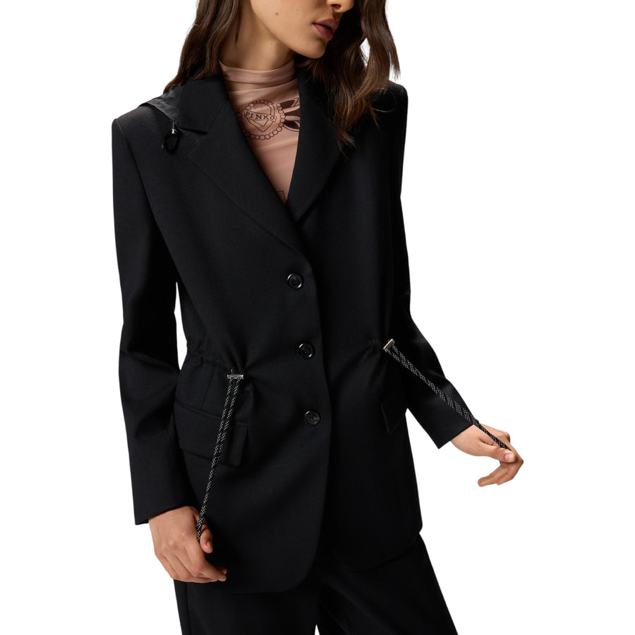 Giacca donna con cappuccio e coulisse