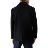 Cappotto uomo caban in lana e cashmere