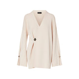Cardigan donna con bottoni gioiello