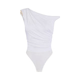Body donna in jersey con spalla gioiello