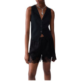 Jeans donna flare con castoni gioiello