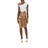 Body donna in jersey con spalla gioiello
