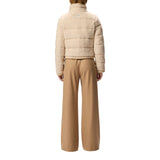 Piumino donna bouclé con tasche